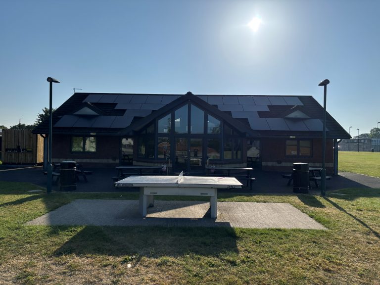 Carvers Clubhouse solar installation by DES Renewable Energy