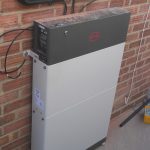 Completed BYD Power-Box hybrid inverter and Battery-Box storage installation at a home in West Moors, Ferndown, Dorset
