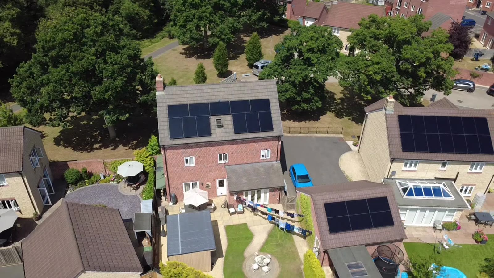 Solar and Fox ESS Battery Storage in Westbury, Wiltshire